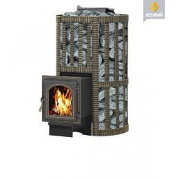 Чугунная печь для бани Везувий Ураган Ковка 28 (270)